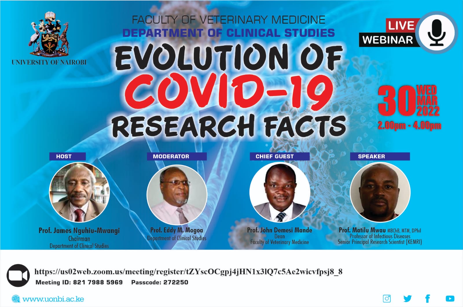 Evolution of  Covid-19 Research Facts - Webinar
