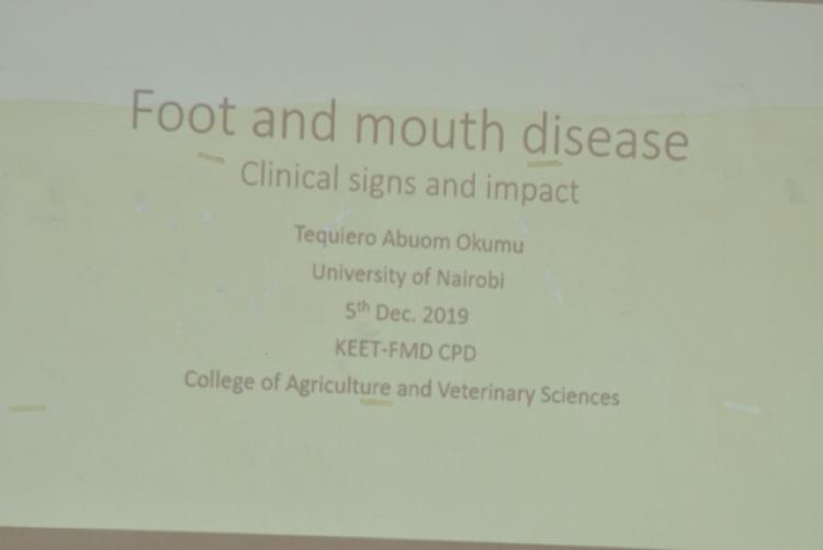 Foot and Mouth Disease Seminar