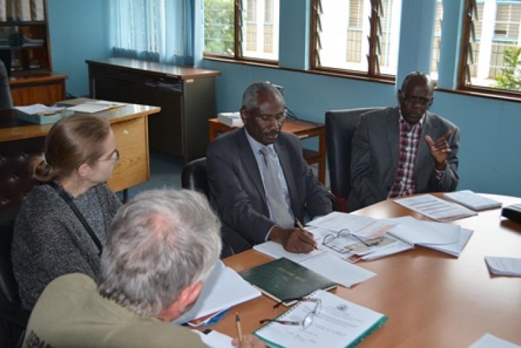 Visit to CSD by delegation from University of Namibia 