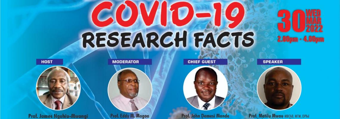 Evolution of  Covid-19 Research Facts - Webinar